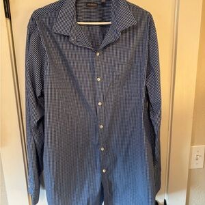 Van Heusen Blue Checkered Men's Shirt